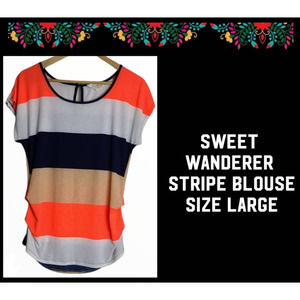 SWEET WANDERER | STRIPE BLOUSE